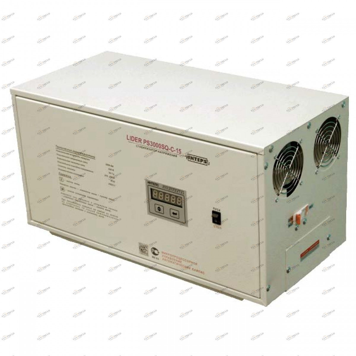 Стабилизатор напряжения LIDER PS3000 SQ-C-15 sun-id-1032645