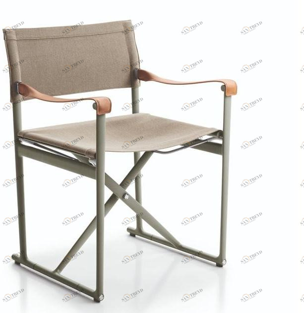 B&B Italia Outdoor Складной брезентовый садовый стул с подлокотниками Mirto outdoor sun-id-1443145