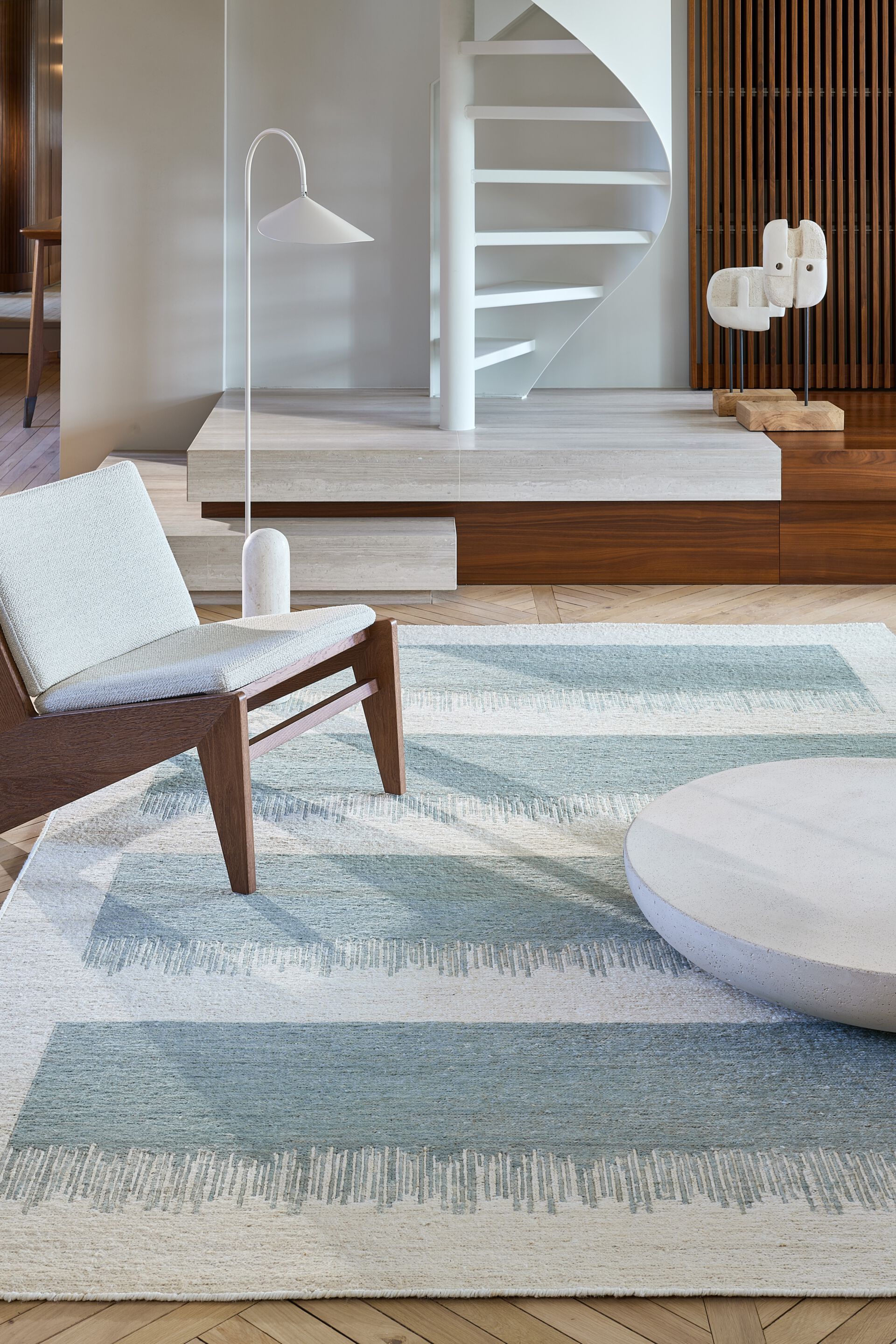 Ковер ручной работы из мешковины Toulemonde Bochart остров ARCH-00001042 - Вид №1