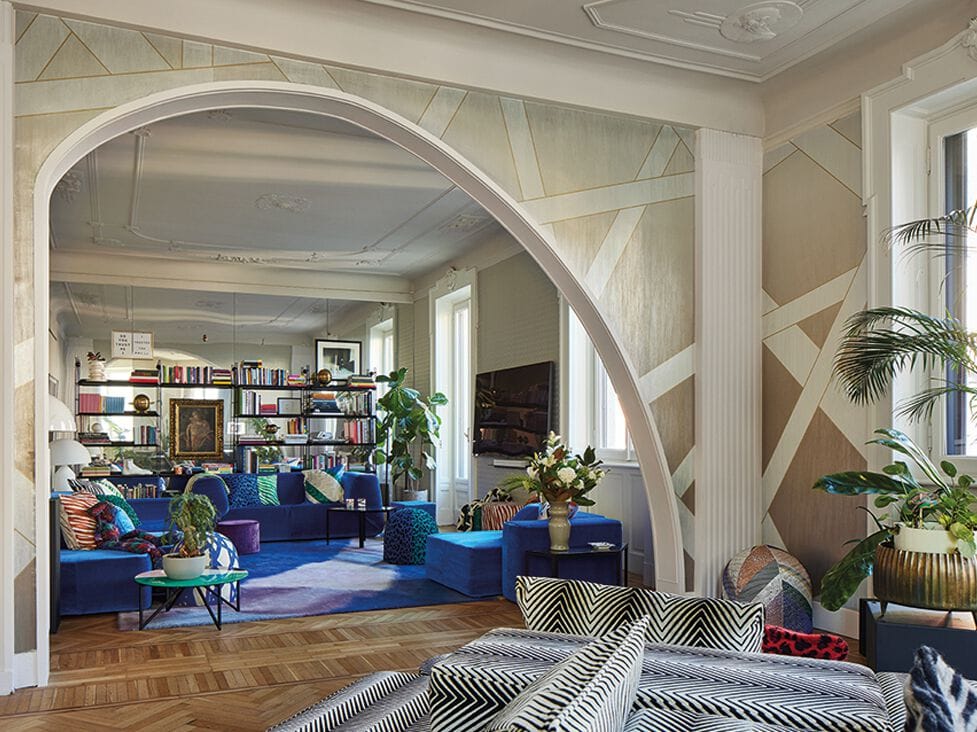 Нетканые обои с рисунком Jannelli&Volpi MISSONI HOME WALLCOVERINGS 5 ARCH-00142119