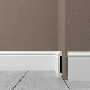 90762203 Плинтус 80x2000x13мм 1шт белый STLM-0372437 BELLO DECO