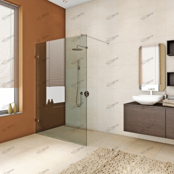 Душевая перегородка в нишу 140x200 GK-861NAITL стекло прозрачное 6 мм GUTEWETTER TREND DOOR 140X200GK861NAITL