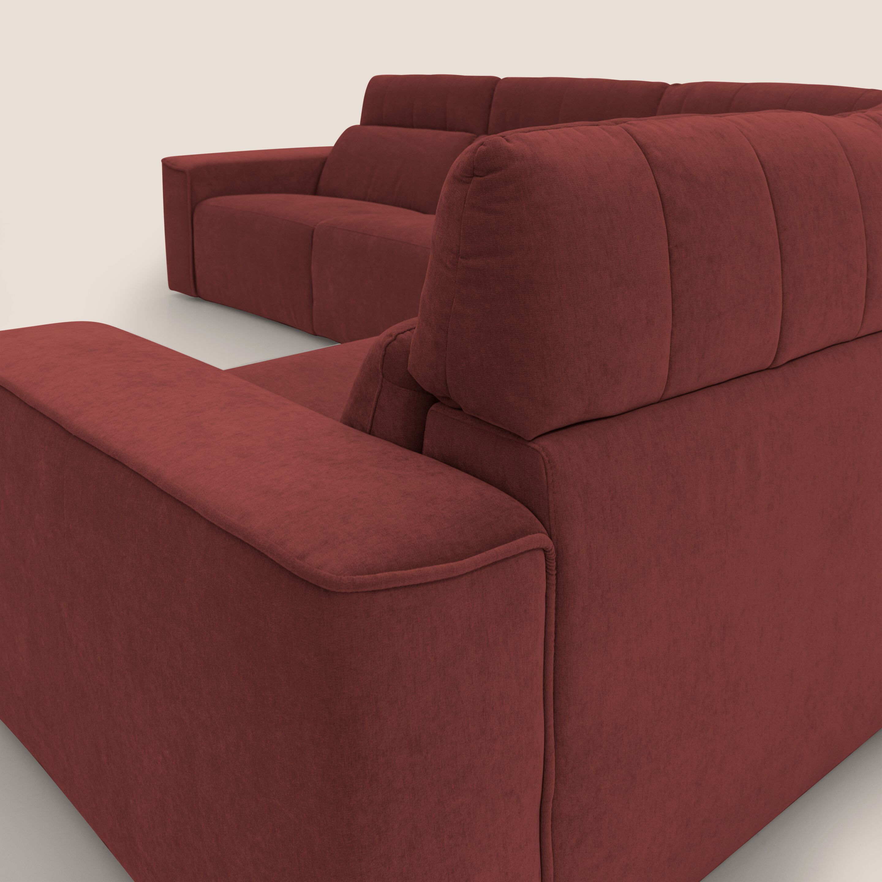 Угловой диван с откидной спинкой из ткани Divani.Store Clark ARCH-00090714 - Вид №191