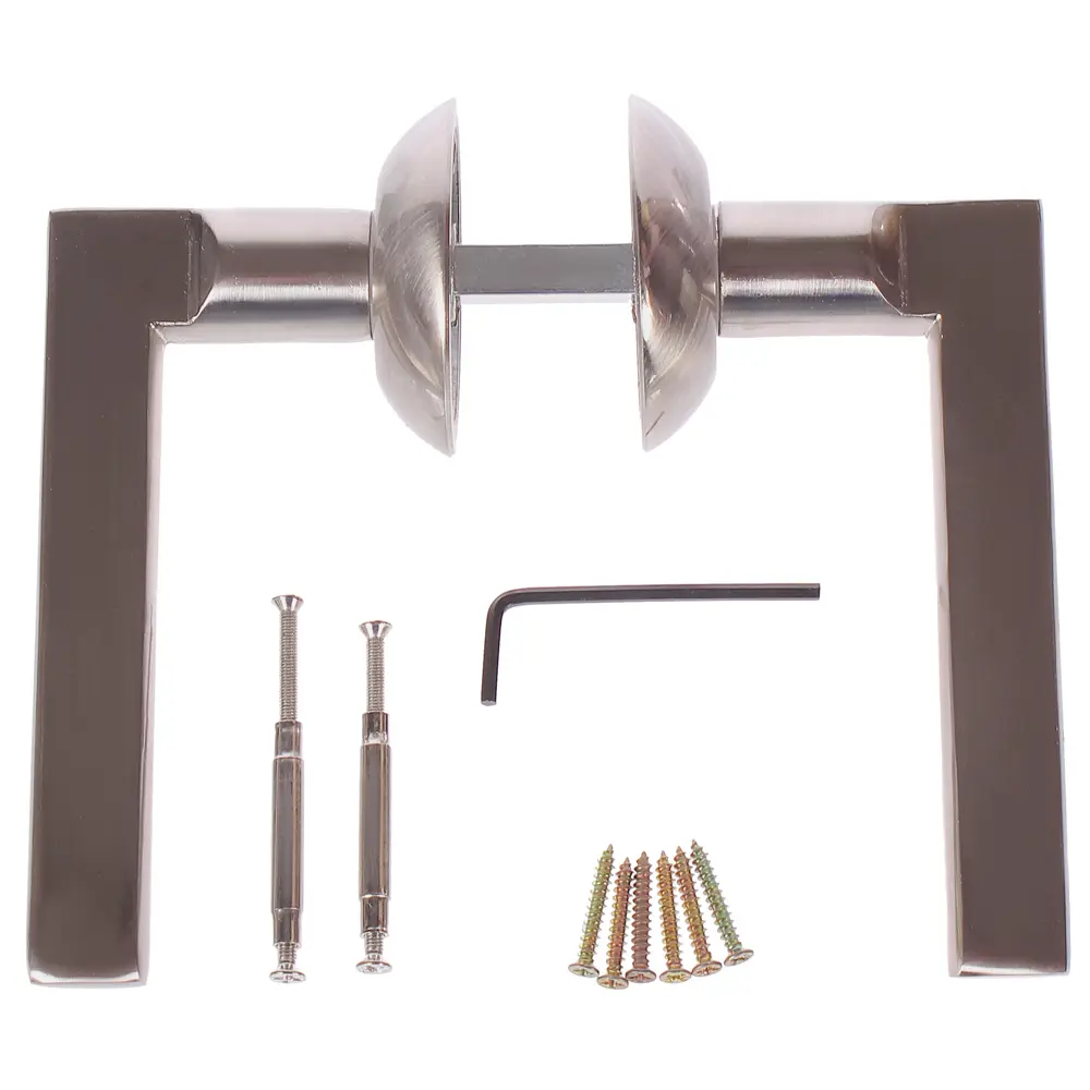 Фабрика Замков A 101 SN - Дверные ручки на розетке с гальваническим покрытием 18809650 STLM-0012920 - Вид №2