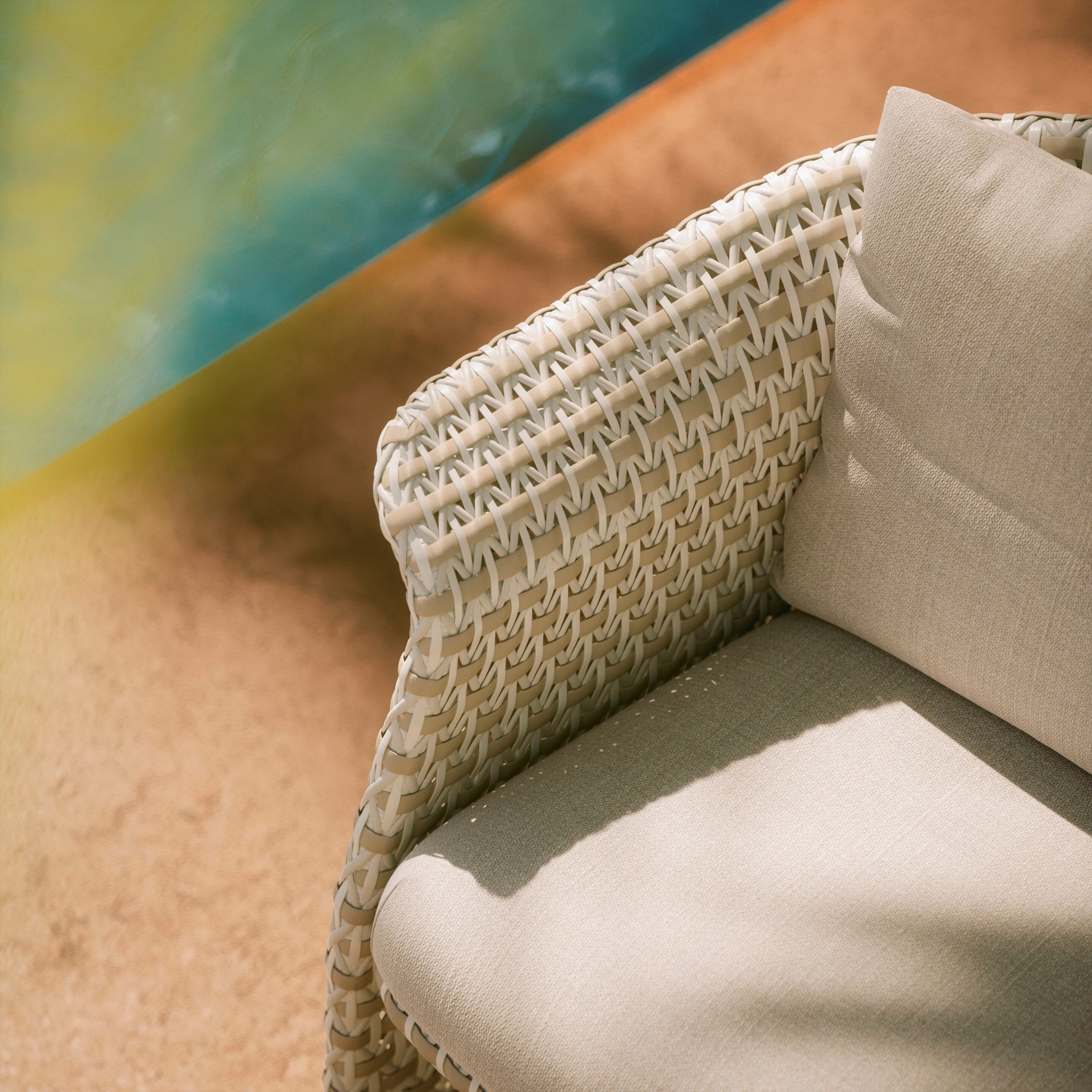 Синтетическое волокно сад стул с подлокотниками DEDON FLLAIR ARCH-00051174 - Вид №5