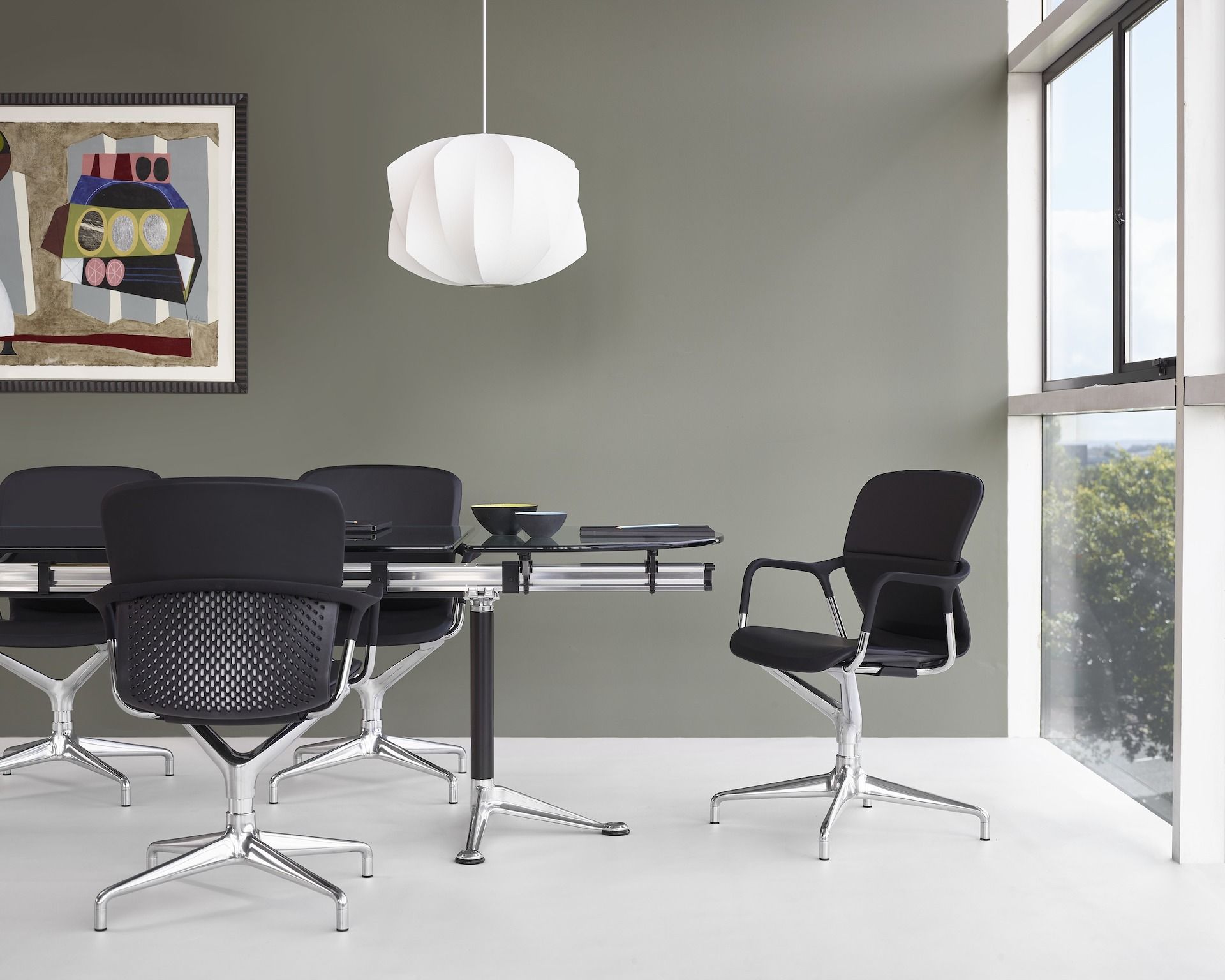 Спицевое вращающееся кресло Herman Miller Keyn ARCH-00153168 - Вид №5