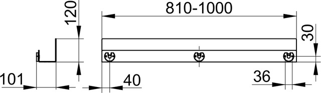 24953370300 Полочка для душа KEUCO ПОЛОЧКИ ДЛЯ ДУША - Вид №5