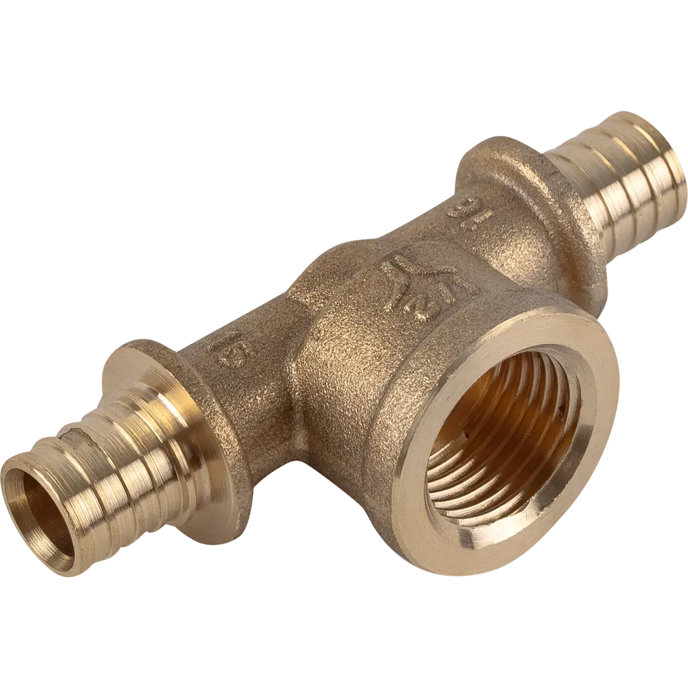 Тройник аксиальный PRO AQUA для теплого пола 16×1/2×16 мм 82148947 STLM-0020376
