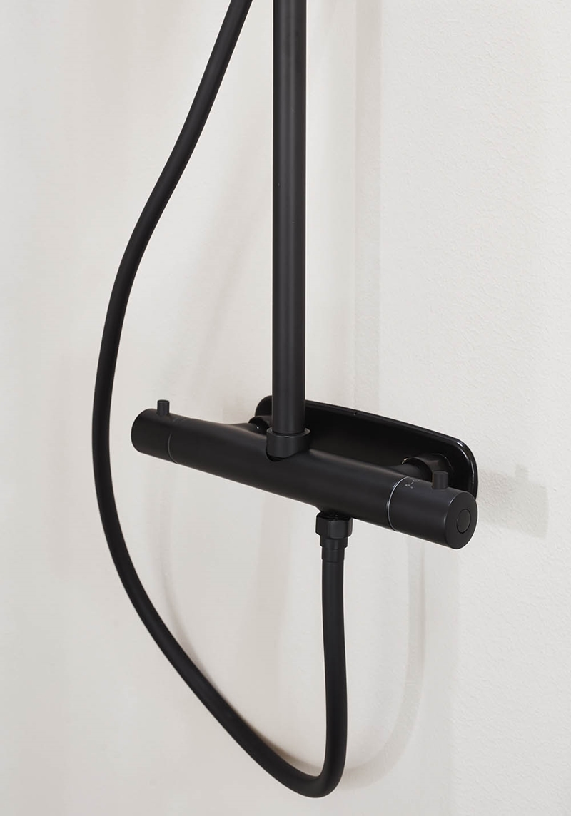 310104 На Крыше Душ Studio Черный M 250Mm Душевая Головка Noro  Черный  - Вид №1