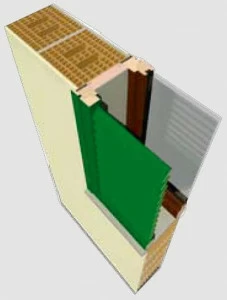 EDILCASS Моноблочная оконная система со ставнями