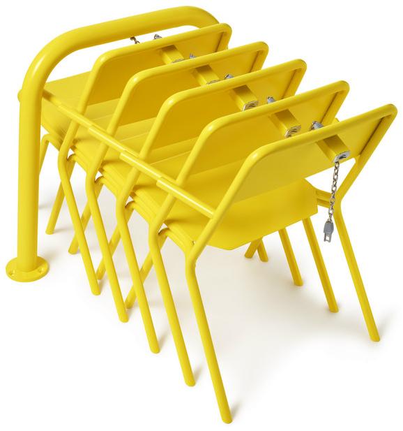 Nola Industrier Стул для улицы из стали с порошковым покрытием sun-id-1473831 - Вид №2