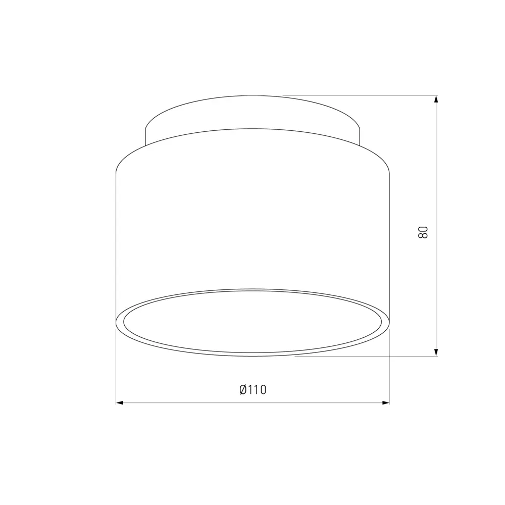 Светильник точечный накладной Elektrostandard 1069 GX53, 2 м², цвет чёрный STLM-2046730 - Вид №6