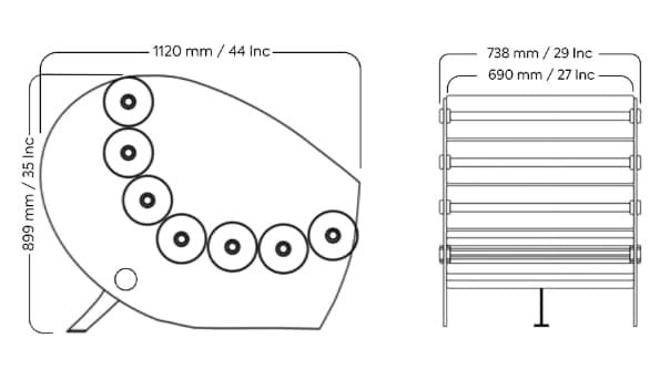 Кресло с подлокотниками KUUMO MW05 ARCH-00011749