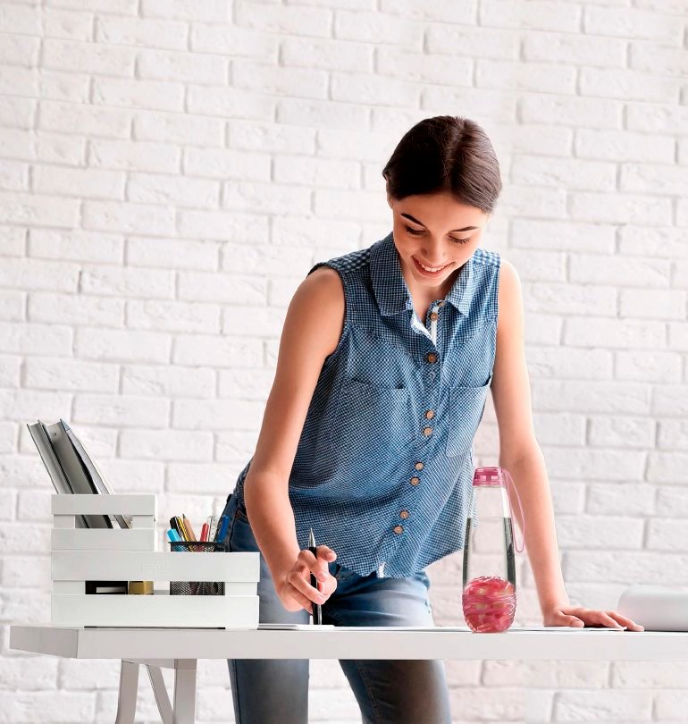 Ящики бежевые 2 штуки Tidy & Store GUZZINI  00-3871109 Бежевый  - Вид №3