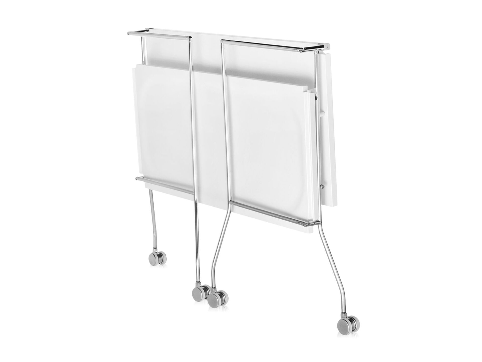 Хромированная стальная складная тележка для еды Kartell FLIP ARCH-00134517 - Вид №10