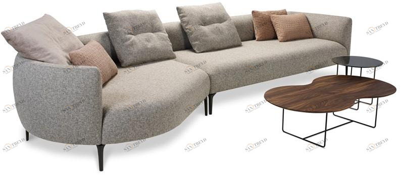 JORI Модульный диван из ткани sun-id-1477179