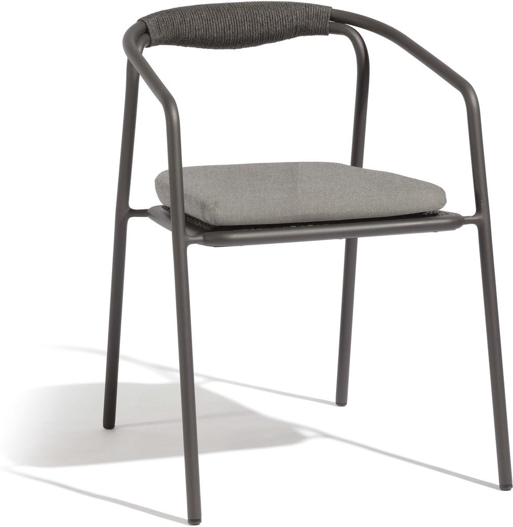 Стул кремень веревка 4,5мм перец + teak Manutti Duo MNST37 - Вид №3