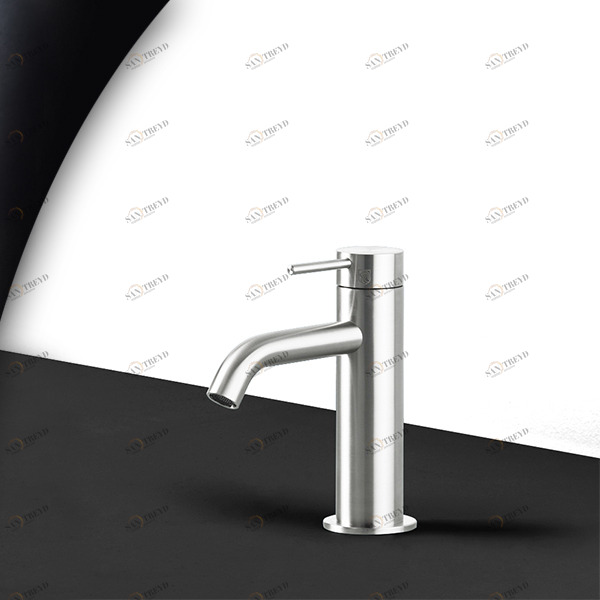 Смеситель для раковины сталь глянцевая Toki Radomonte TKI1L