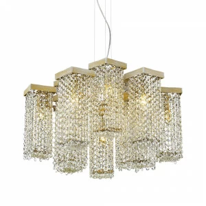 Подвесной светильник P68065-12 gold от Delight Collection DELIGHT COLLECTION ДИЗАЙНЕРСКИЕ 243868 Прозрачный;золото
