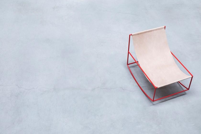 valerie_objects Кресло-качалка из стали с порошковым покрытием  V9018020  - Вид №8