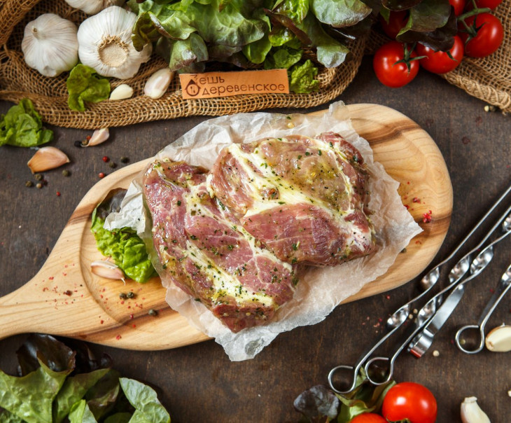 6307 Стейк свиной в чесночном маринаде Вкусляндия  - Вид №2