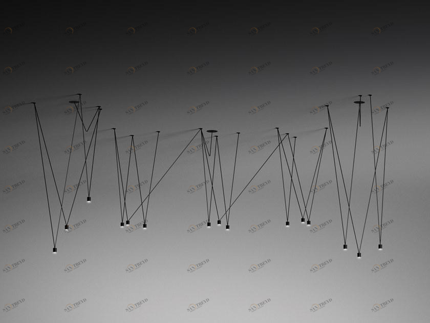 Vibia Подвесной светильник из алюминия Match sun-id-1348536