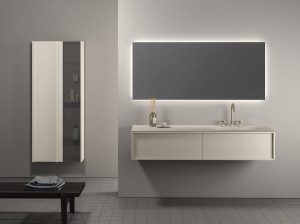 Одноместный туалетный столик с зеркалом