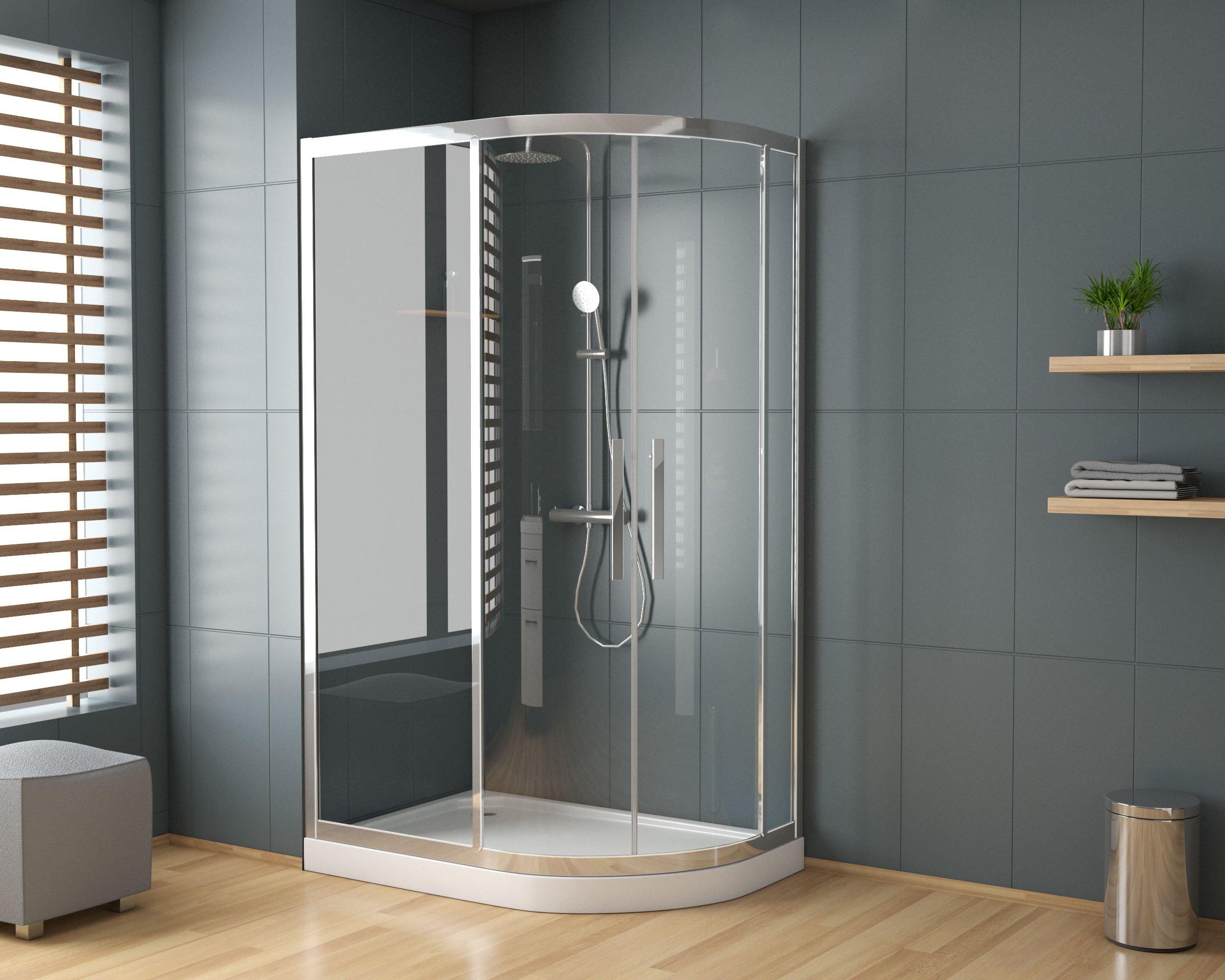 Душевое ограждение GROSSMAN PR-120SL (120x80x200)  - Вид №1