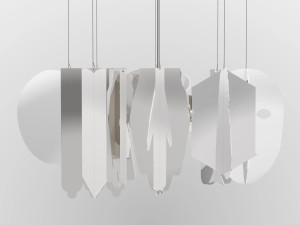 Металлический светодиодный подвесной светильник