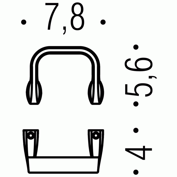 BPT27-CR PT27 Крючок большой COLOMBO TRENTA Colombo Design - Вид №1
