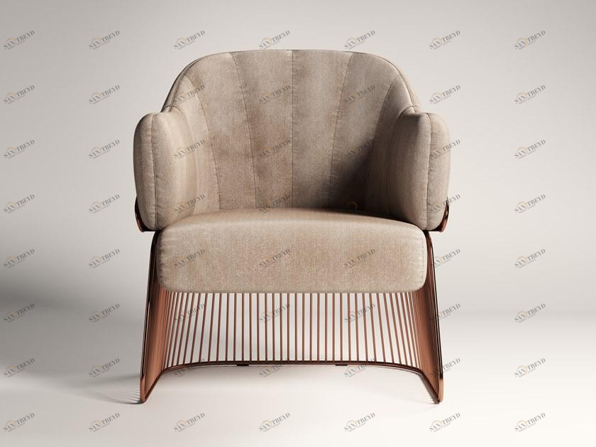 ROSSATO ARREDAMENTI Бархатное кресло с подлокотниками Home sun-id-1385519