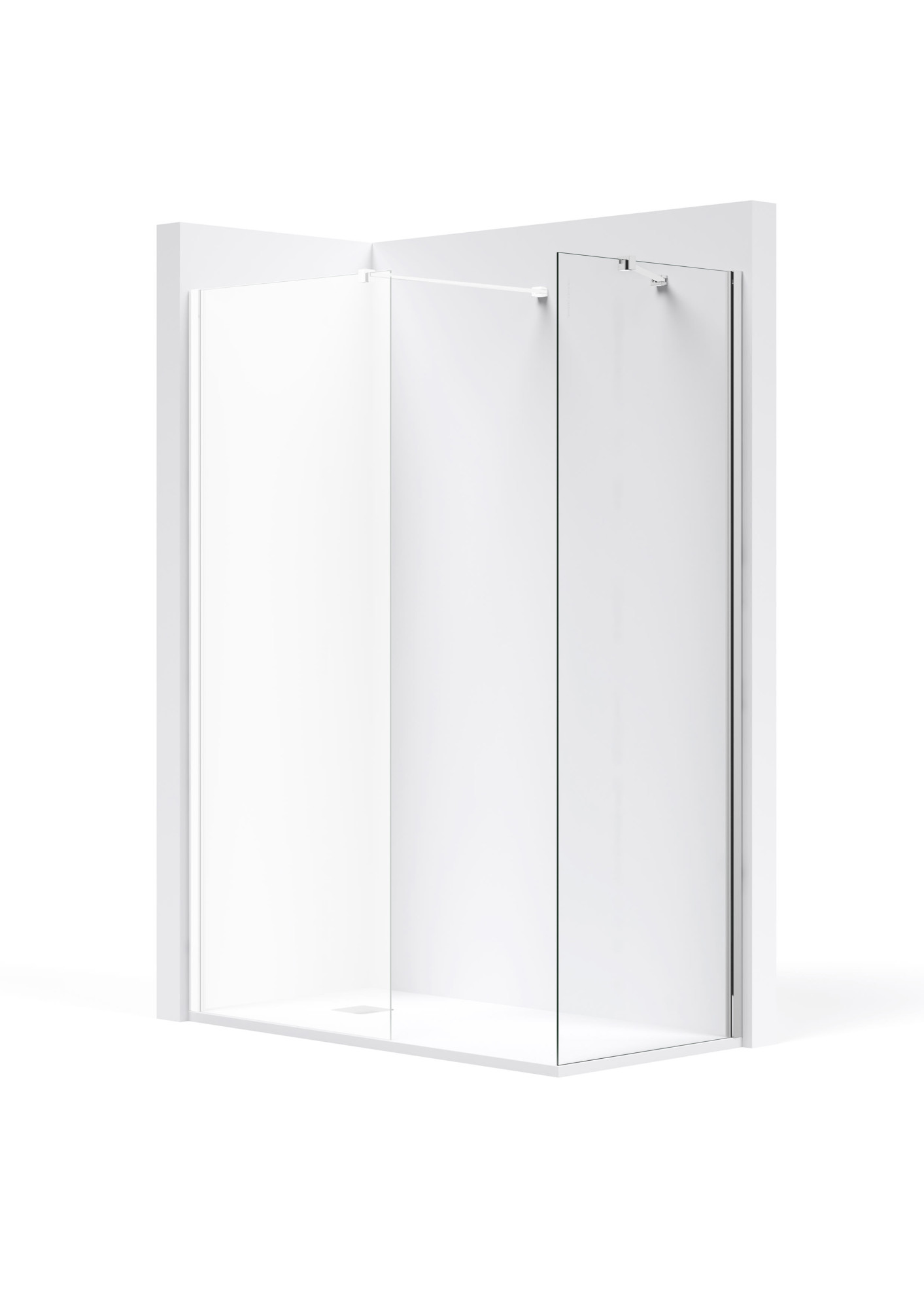 AM332......... LF — фиксированная сторона (профиль с отделкой Glossy Silver или Black) ROCA Line