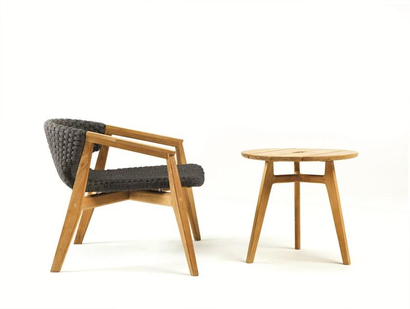 Ethimo Садовое кресло из синтетической ткани с подлокотниками Knit Knitpo01 - Вид №20