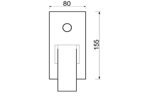 Однорычажный смеситель для душа QD Magistro Lab приложение ARCH-00131005 - Вид №2