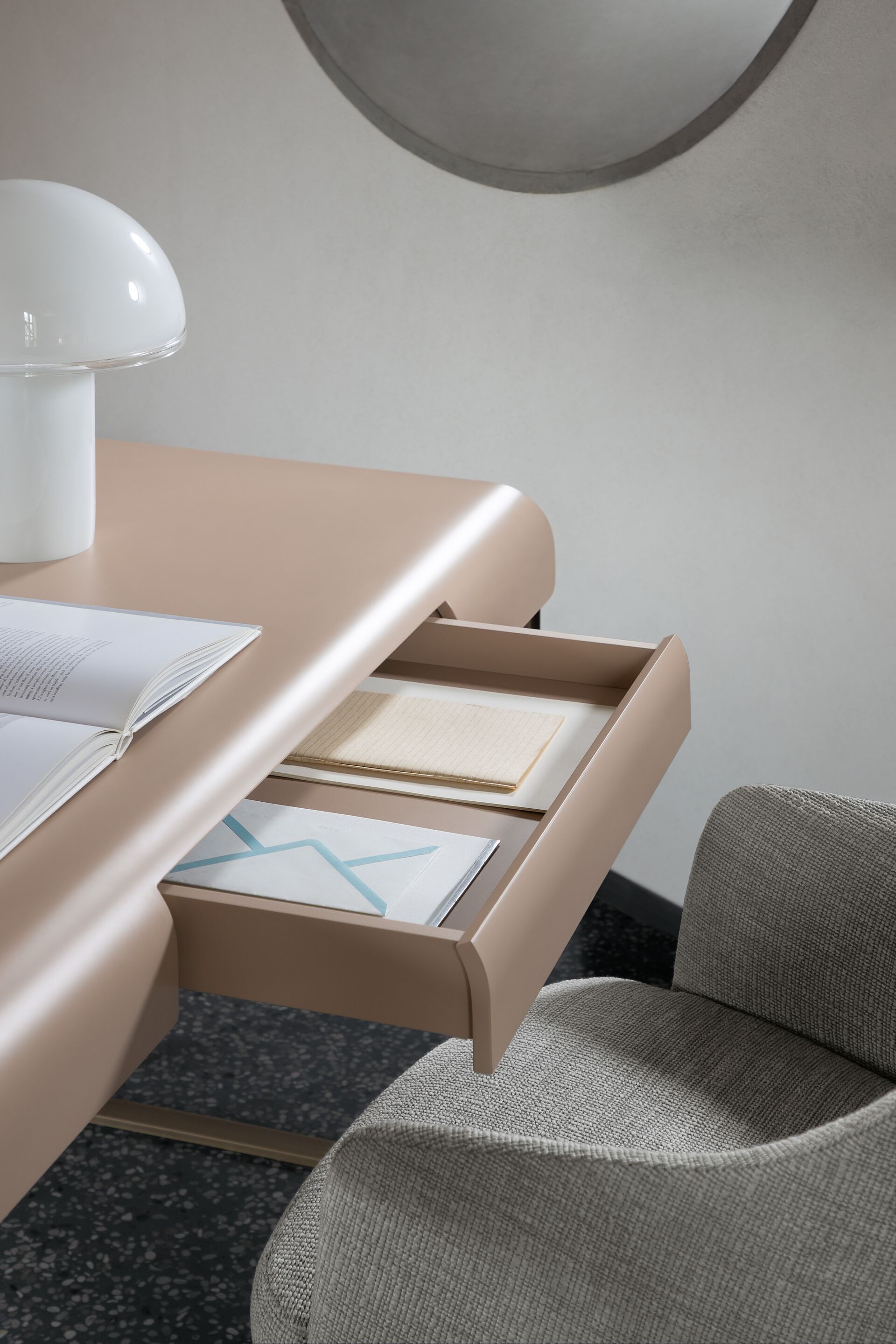 МДФ письменный стол Saba Italia ALPHABET ARCH-00132358 - Вид №9