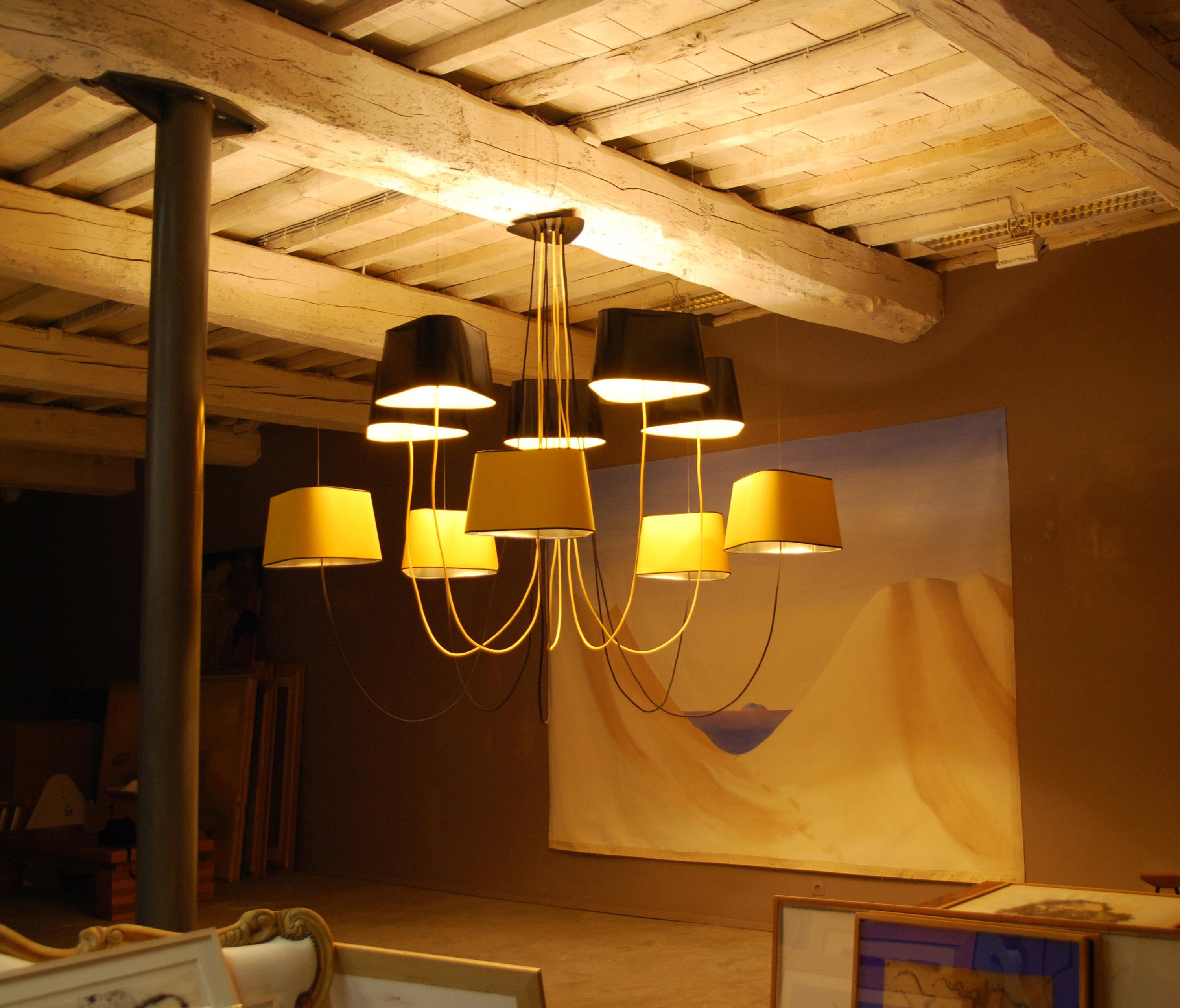 Designheure Lustre 6 Petit Nuage Grey/Gold LU6PNGO люстра подвесная 111112 - Вид №1