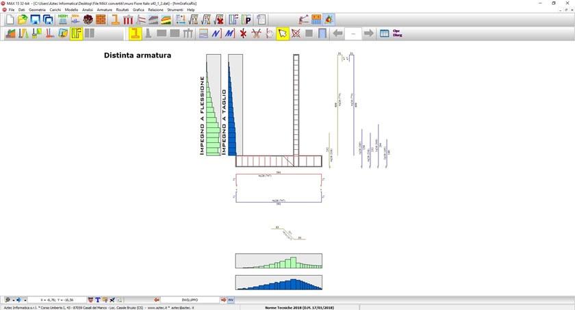 Aztec Informatica Расчет подпорной стенки sun-id-1390565 - Вид №4