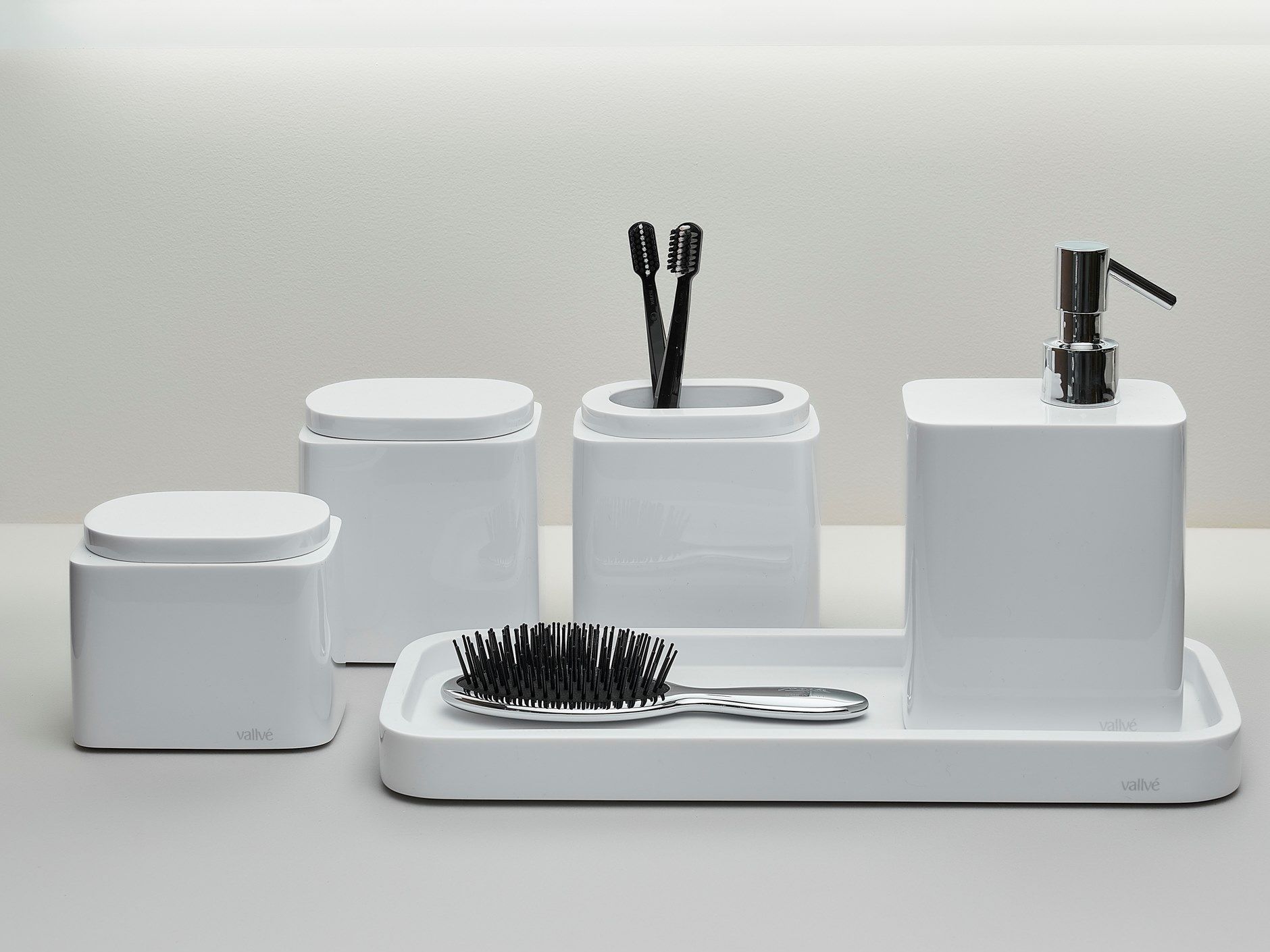 Диспенсер для мыла из смолы Vallvé набор ARCH-00107453 - Вид №2