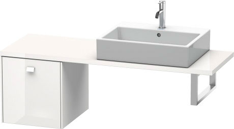 BR512100909 Brioso Шкафчик для компактной консоли Светло-голубой матовый декор Duravit - Вид №2