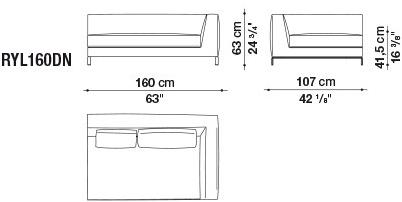 B&B Italia Модульный угловой диван из ткани Ray sun-id-1435354 - Вид №19