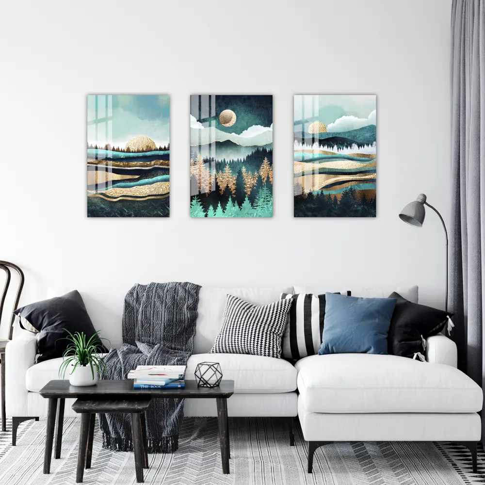 Картина на стекле «Таинственный лес» 40x60 см 82977324 STLM-2136545 ARTABOSKO  - Вид №6