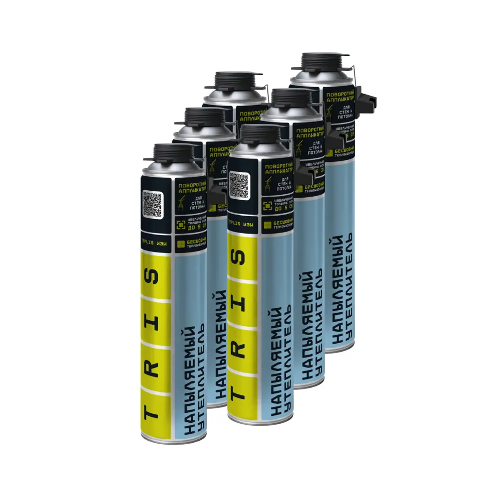 Напыляемый утеплитель Tris Teplis Easy комплект 6 шт STLM-2006593