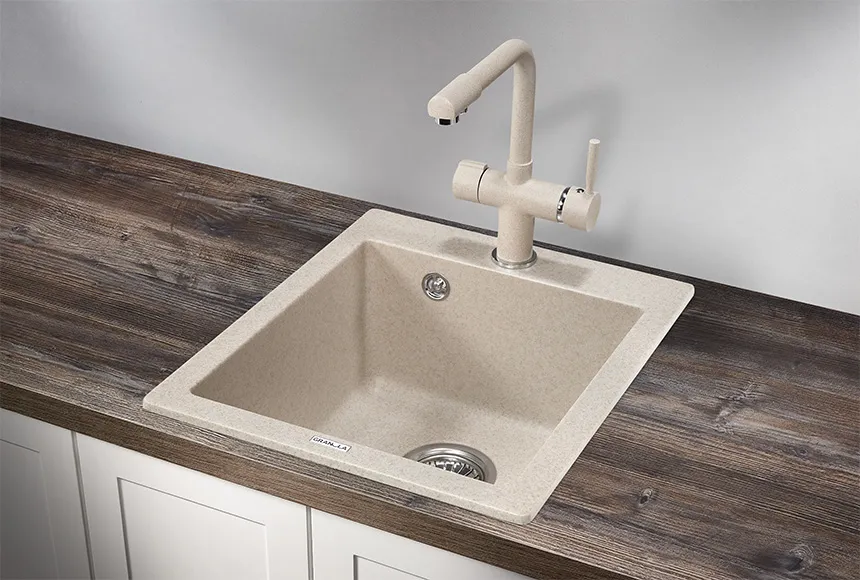 4201, ПИРИТ, кухонная мойка, кварц GRANULA 4201-ST72