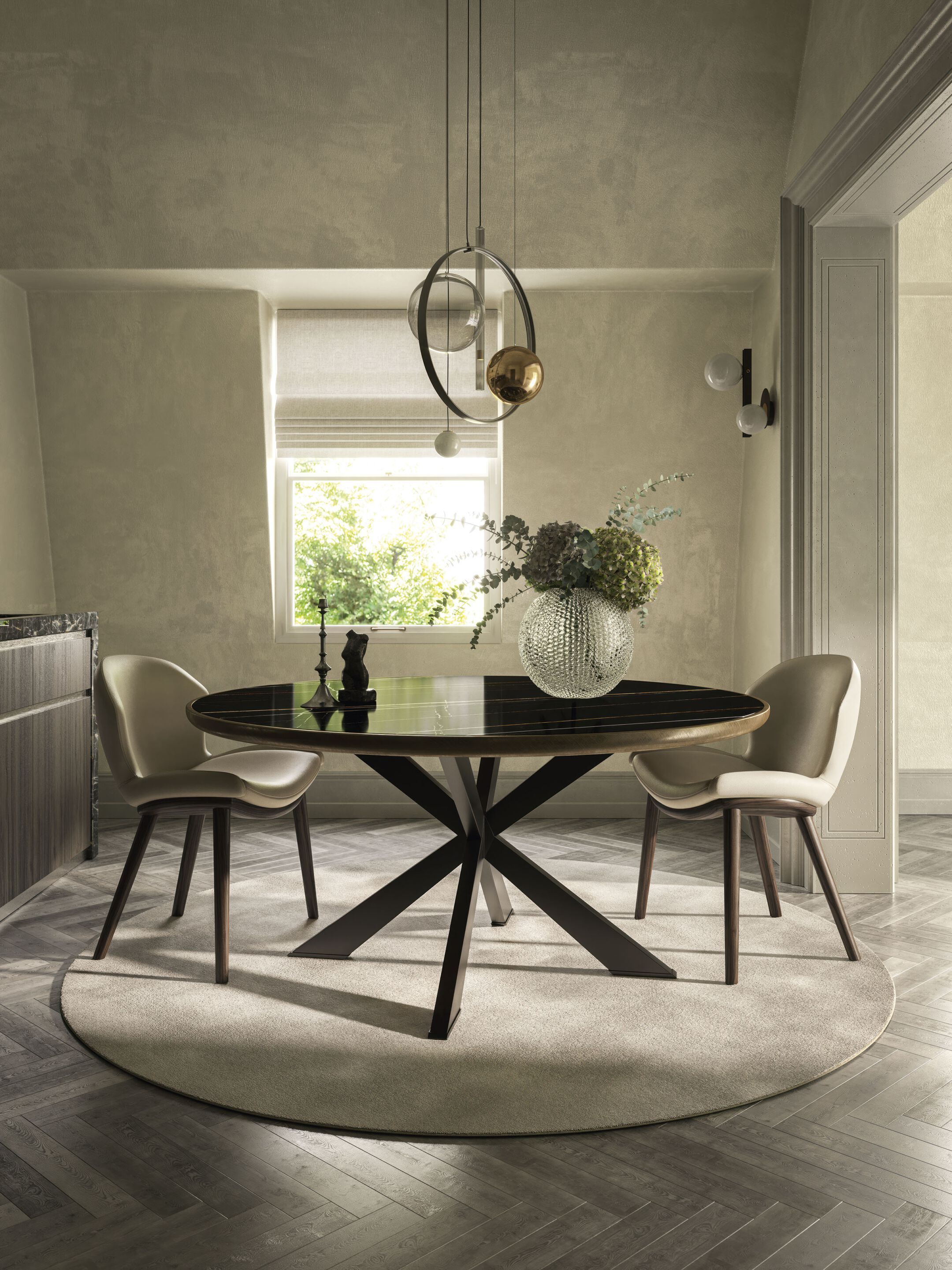 Круглый керамический стол Cattelan italia Spyder ARCH-00120467 - Вид №4