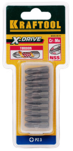 Набор бит KRAFTOOL 26123-3-25-10 1065222