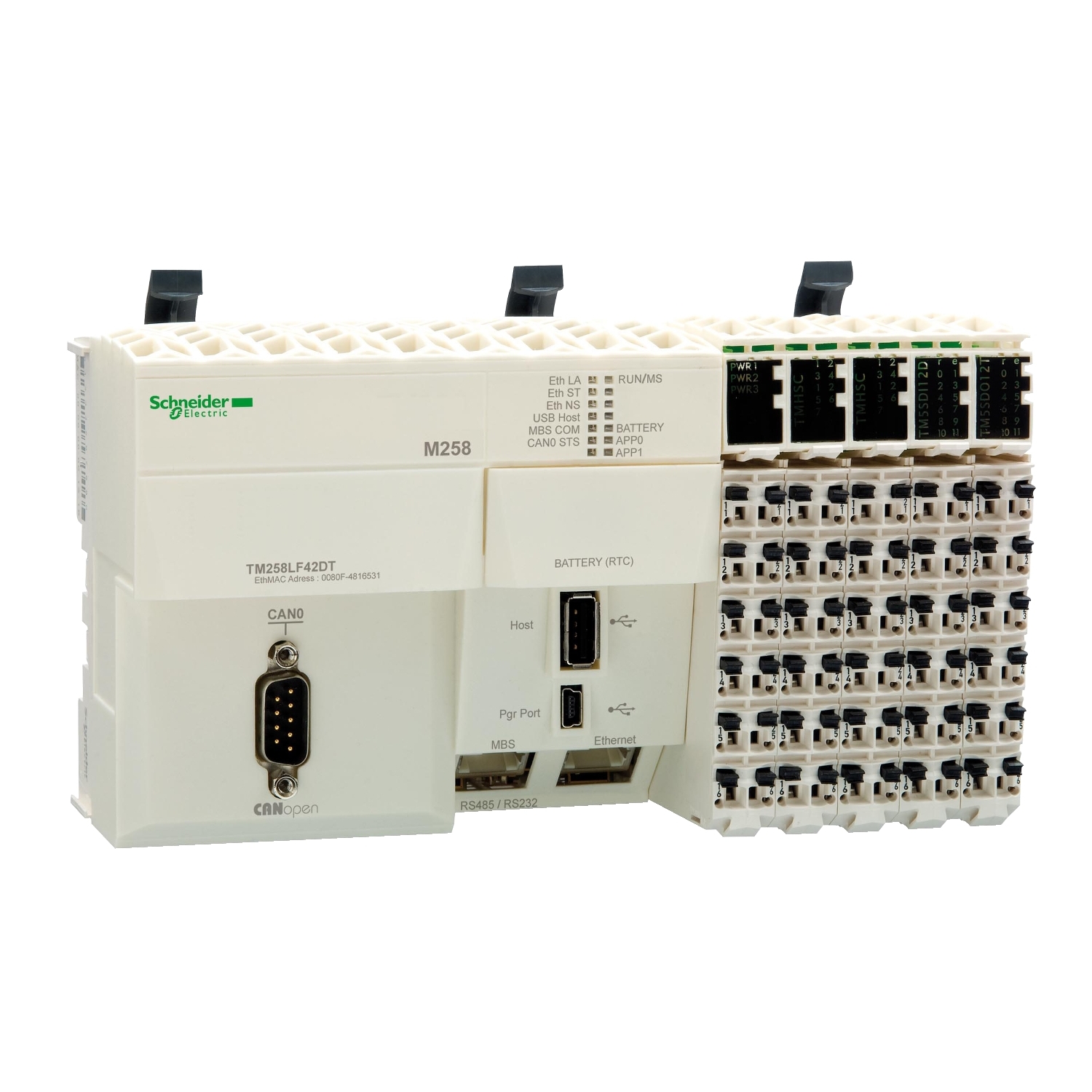 TM258LF42DT M258 ETHERNET/CAN/ПОСЛ. ИНТЕР/42ВХ/ВЫX Schneider Electric OEM ПЛК Modicon 