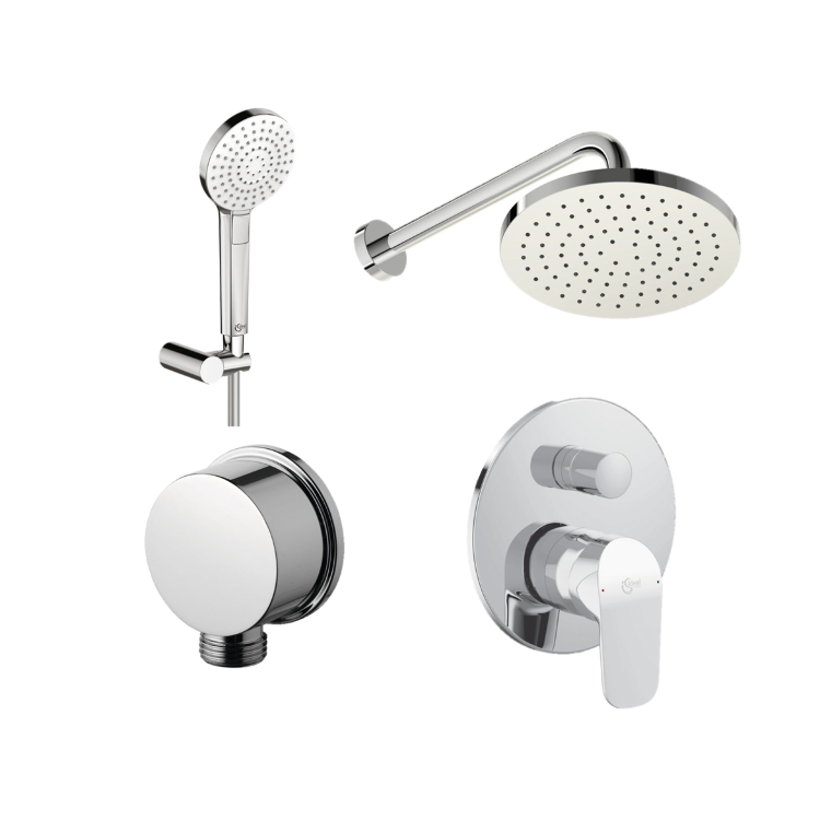 BC447AA Душевой комплект С ВНУТРЕННЕЙ ЧАСТЬЮ Ideal Standard CERAFLEX  - Вид №1