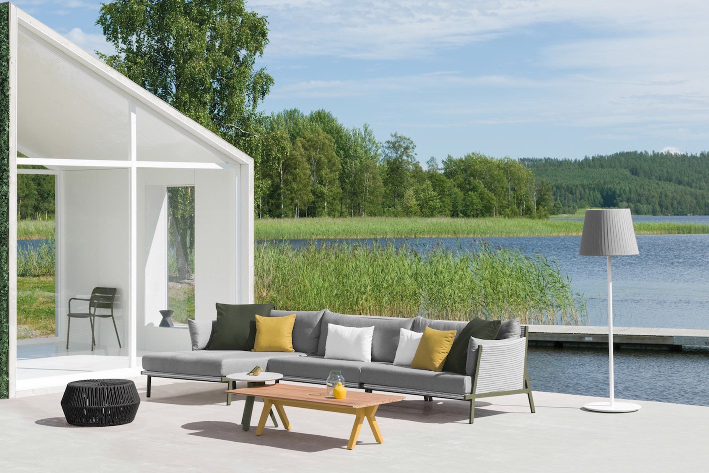 Мягкий модульный садовый диван Kettal Vieques ARCH-00116980 - Вид №1