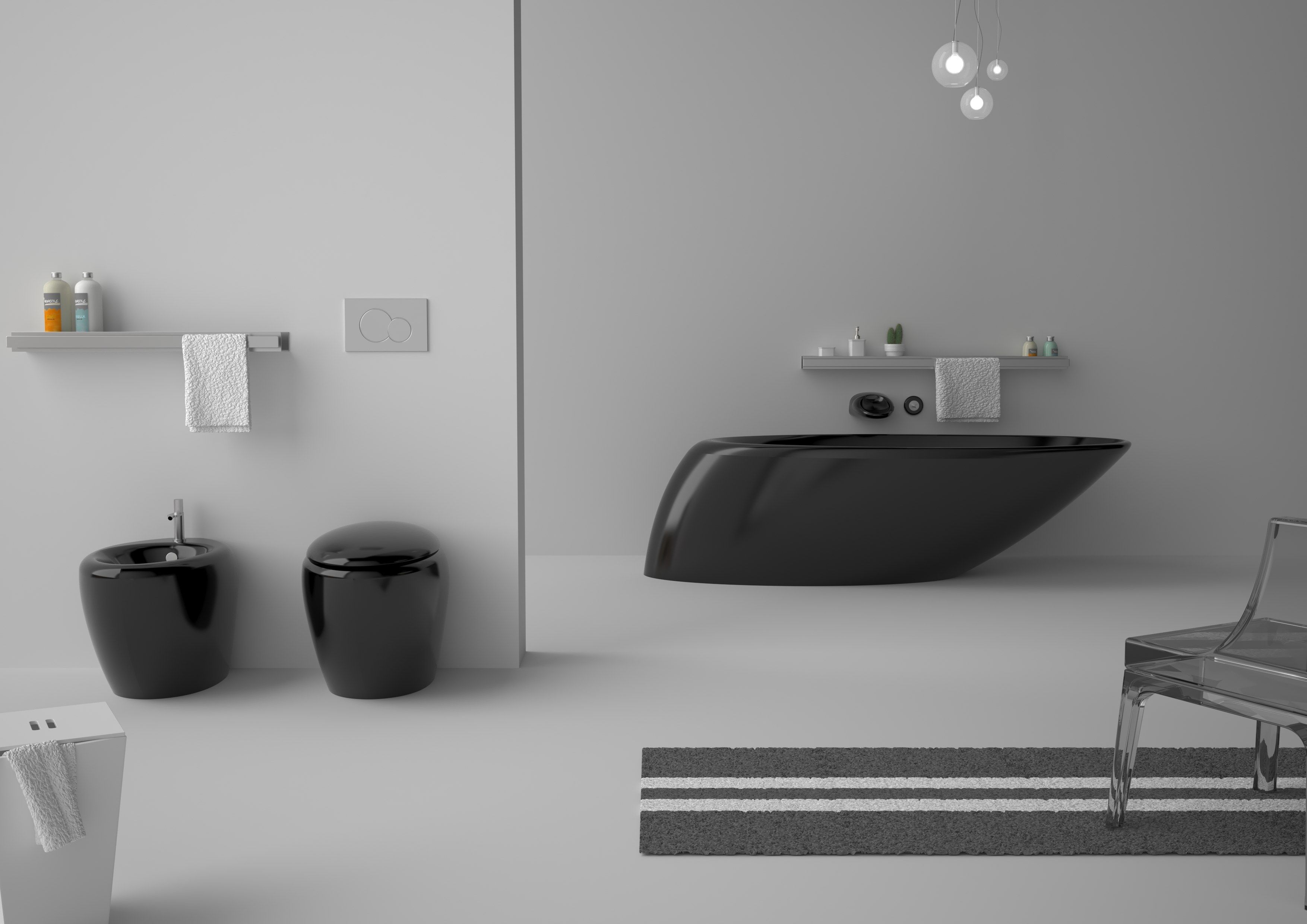 Овальная каменная ванна в центре комнатыluce® GSG Ceramic Design ARCH-00049729 - Вид №1