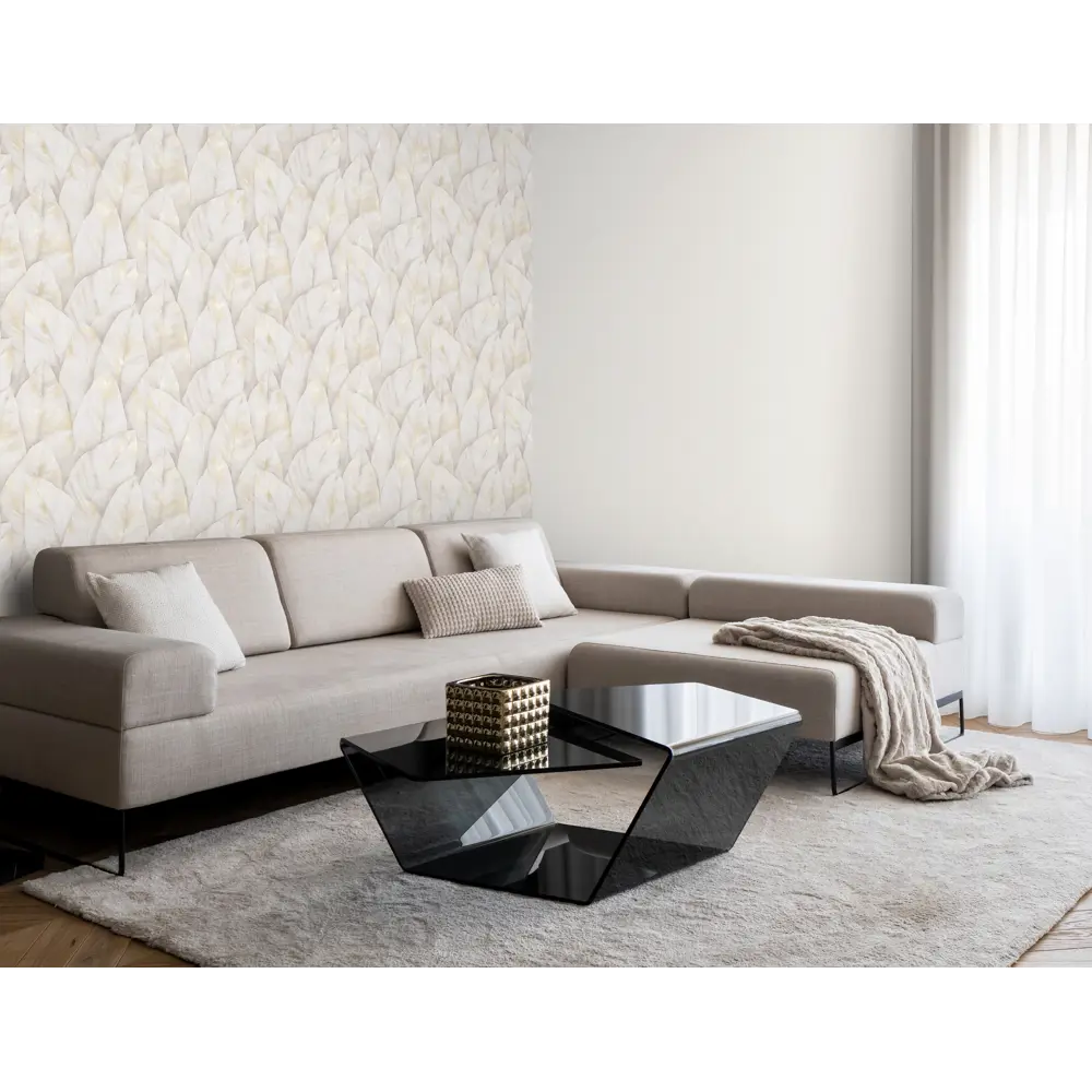 ATELIERO Lagun - флизелиновые обои бежевые для гостиной и спальни 89395973 STLM-1565361 - Вид №5